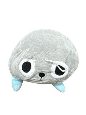 Gray & Blue Dandy's World-Goob Pebble Plush Toy With Eye Patch - Soft & Cuddly S